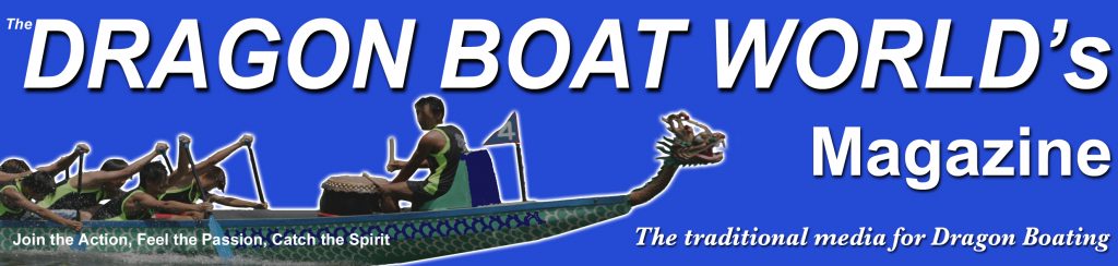 Banner "The Dragon Boat World's Magazine"