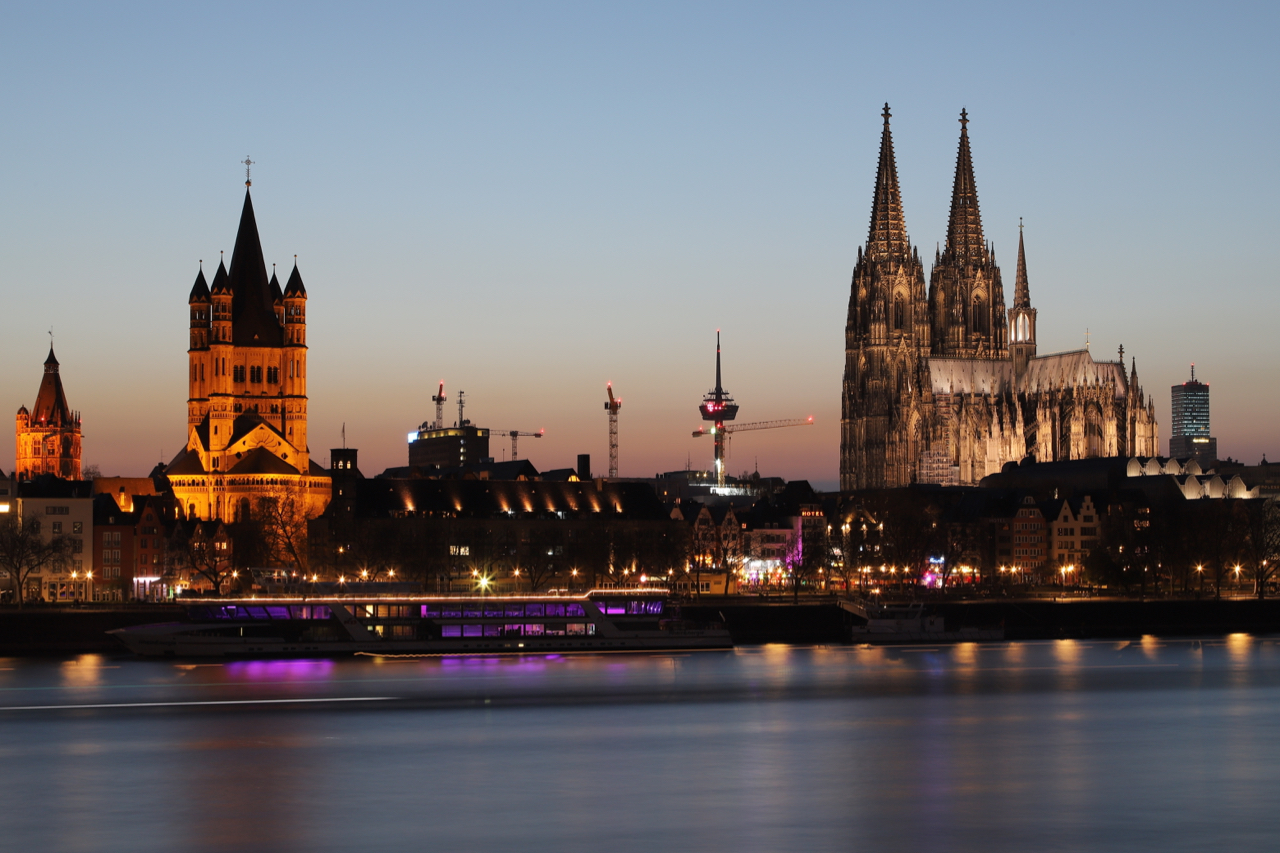 Skyline von Köln mit Dom
